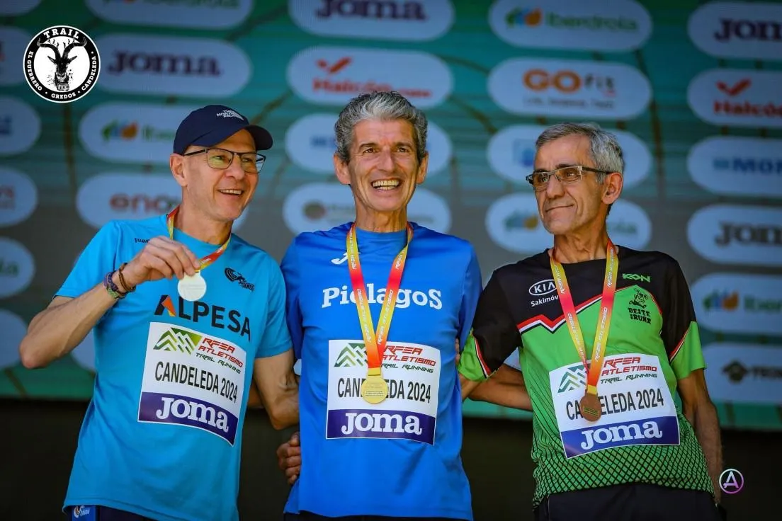 Jose Mañez, del Club Atletisme Gandia Alpesa, doble medallista nacional de Trail Running