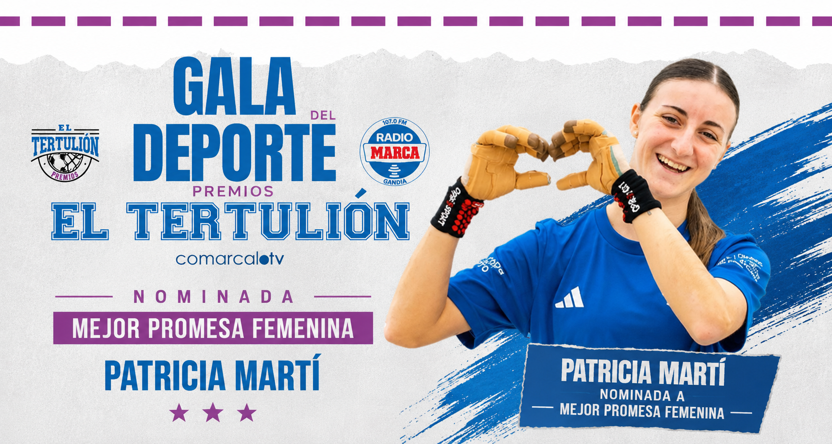 El Tertulión posa en valor la gesta de Patricia Martí en la Pilota Valenciana