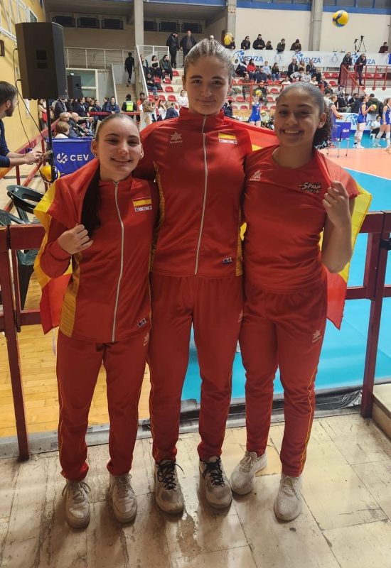 Alison, Camila y Martina, clasificadas con España para el Pre Europeo sub18